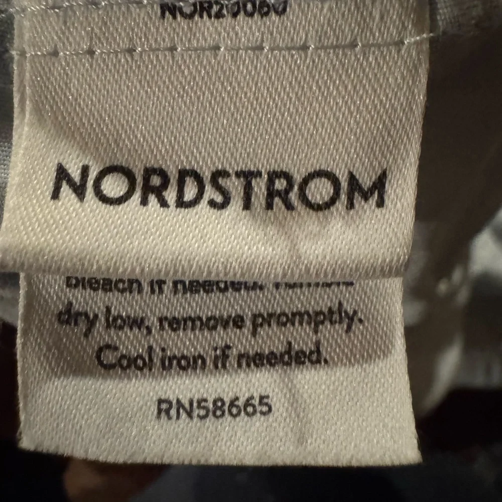 Nordstrom Blue Duvet Cover in Storage Bag